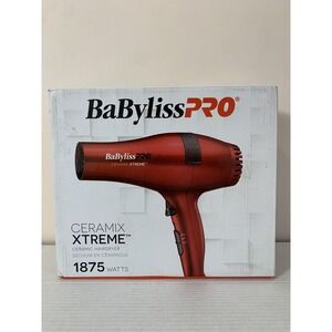 Babyliss PRO Professional Ceramic Hair Dryer Ceramix Xtreme Red NEW